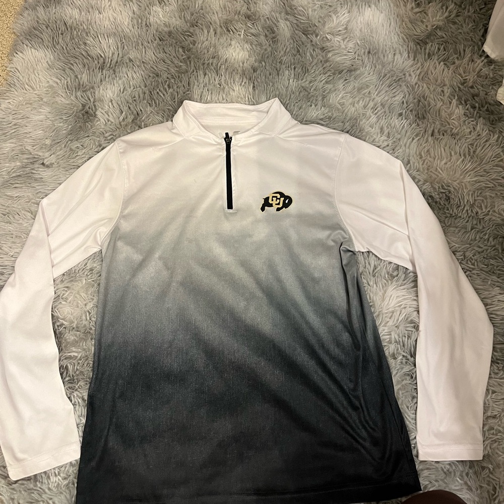 Colosseum White and Black Kids Sweatshirt